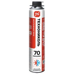 Пена монтажная профи  890мл  ТЕХНОНИКОЛЬ 70 Professional Всесезонная