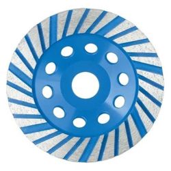 Чашка зачистная алмазная 125мм 1-рядная Турбо  БАРС
