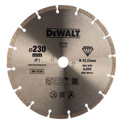 Круг отрезной алмазный 230 х 22 сегм. сухая резка DeWalt 