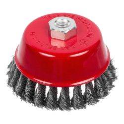 Щетка чашечная крученая для УШМ 125мм (пров. 0,5мм) гайка М14  РемоКолор