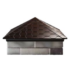 Колпак Everest 535х535мм с посадкой на 2,0 кирпича коричневый