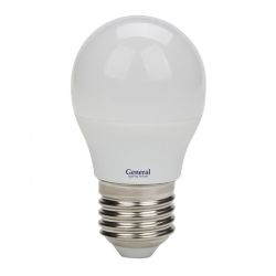 Лампа светодиод декор шар ДШ  7,0Вт, Е27, холод. (6500К)  GENERAL