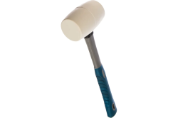 Киянка резиновая 450г стеклопластиковая ручка, белая  РемоКолор