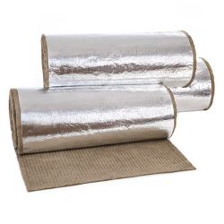 Маты базальт. огнеупор. рулон.  8х1000х20000 (фольга с одной стороны)