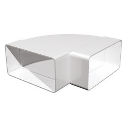 Отвод ПВХ 60 х 120мм горизонтальный  ЭВЕНТ