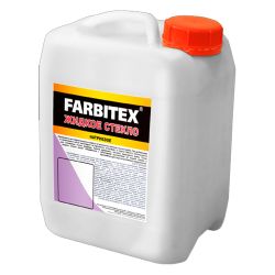 Клей ЖИДКОЕ СТЕКЛО   7,0кг  FARBITEX