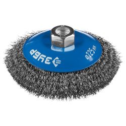 Щетка коническая витая для УШМ 125мм (пров. 0,3мм)  ЗУБР Профи