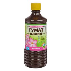 Удобрение жидкое 0,5л. Гумат калия конц. БИОМАСТЕР
