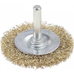 Щетка дисковая для дрели   75мм (пров. 0,3мм)  ЗУБР Профи