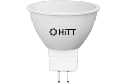 Лампа светодиод точечная MR16   9Вт, 220В, GU5.3, нейтр (4000К)   HiTT