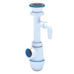 Сифон 40  АНИПЛАСТ нерж. с носом