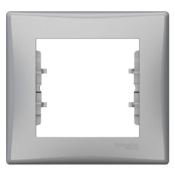 Рамка 1-ая  SCHNEIDER ELECTRIC Sedna алюминий