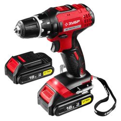 Шуруповерт акк ЗУБР ДА-18-2-Li (18В,2акк,1,5Ач,50Нм,1,15кг)