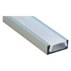 Профиль для свд ленты 16х7мм  2м с крепежем и рассеивателем GENERAL