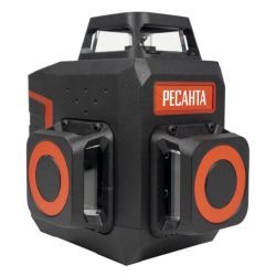 Уровень лазерный  РЕСАНТА ПЛ-3Х360ШС (дальн.измерен.30м,точность +/- 0.2мм/м,1.60кг)