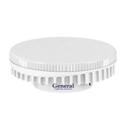 Лампа светодиод.GX 53 12Вт, 220В,матовое стекло,(4500К) нейтр.  GENERAL