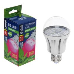 Лампа светодиодная для растений   9Вт Е27  UNIEL