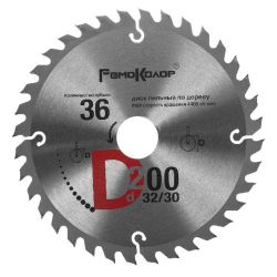 Диск пильный по дереву 200х32/30мм (36зуб)  РемоКолор Проф