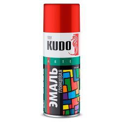 Эмаль алкидная аэрозоль белая матовая  520мл  KUDO
