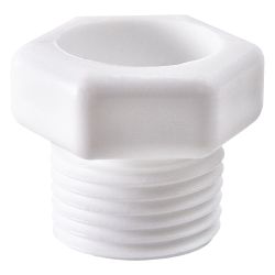 Заглушка с наружной резьбой  1/2" PPR серый  РВК