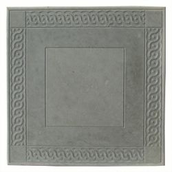 Плитка тротуарная "Коса-квадрат" 400х400х50 мм серая