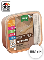Шпатлевка по дереву белая   0,8кг  FARBITEX Profi Wood
