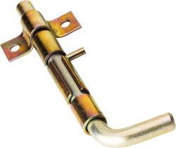 Задвижка дверная ЗД - 08-120мм /цинк/ Секрет