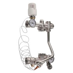 Насосно-смесительный узел (без насоса, монтажная длина насоса 130мм) TECHNOMIX  VALTEC