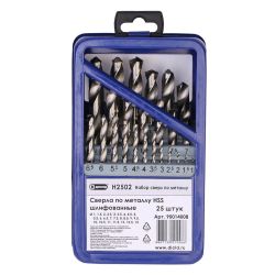 Набор сверл Н 2502 (25шт)  ДИОЛД