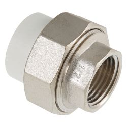 Американка 20 -   1/2" ВР PPR белый  VALTEC