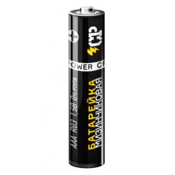 Батарейка тип AAA солевая (R03, 316)  CRAZYPOWER