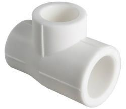 Тройник переходной   32 - 25 - 32 PPR белый  VALTEC