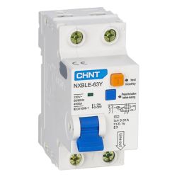 Автомат диф (NXBLE-63Y)  20А, 2п, 1-фазн  CHINT