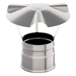 Зонт ф150 нерж\0.5мм  СТАЛЬ-МАСТЕР (AISI430)
