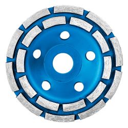 Чашка зачистная алмазная 125мм 2-х рядная  MOS