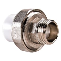 Американка 40 - 1 1/4" НР PPR серый  РВК