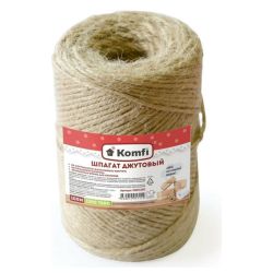 Шпагат джутовый 100м 1200 текс Komfi  в ткубе