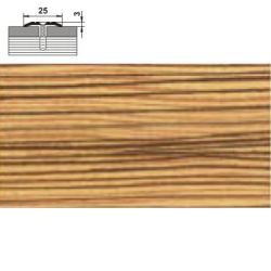 Порог-стык   0,9 * 25мм бамбук 076  ЛУКА