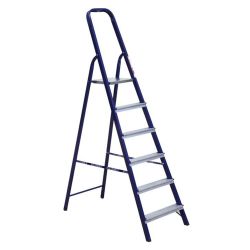 Стремянка 6 ступеней 1,24/ 1,98   АЛЮМЕТ