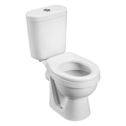 Унитаз белый КАСПЕР компакт 550х300х655  SANTEK