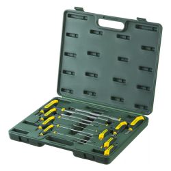 Набор ключей имбусовых HEX Т-образных, эргоном. двухкомп. рукоятка, в боксе KRAFTOOL