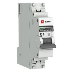 Автомат     4А, 1п, ВА-4763  EKF PROxima