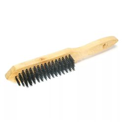 Щетка стальная с дер. ручкой, 4 ряда  STAYER Master