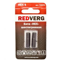 Бита HEX 6   25мм  REDVERG