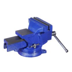 Тиски слесарные 150мм с поворотным основанием  ЕРМАК