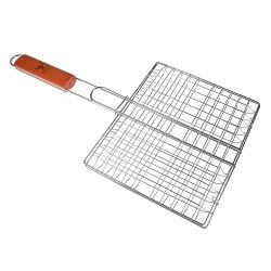 Решетка гриль 210х250х20мм, хром  GRILLBOOM