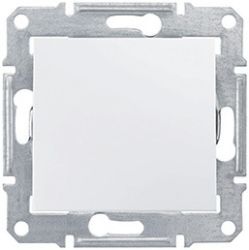 Переключатель 1-ый с/п  SCHNEIDER ELECTRIC Sedna белый