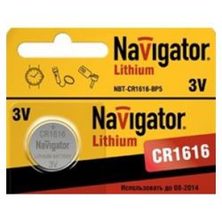 Батарейка тип CR1616  NAVIGATOR  