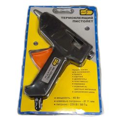 Пистолет термоклеящий электрический  40Вт, 11мм  888