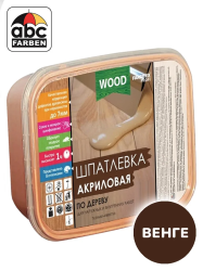 Шпатлевка по дереву венге   0,8кг  FARBITEX Profi Wood